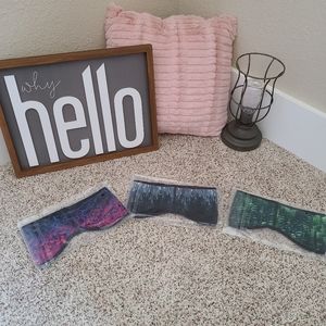 3 pack of Ear Warmer Headbands with different designs and cozy interior